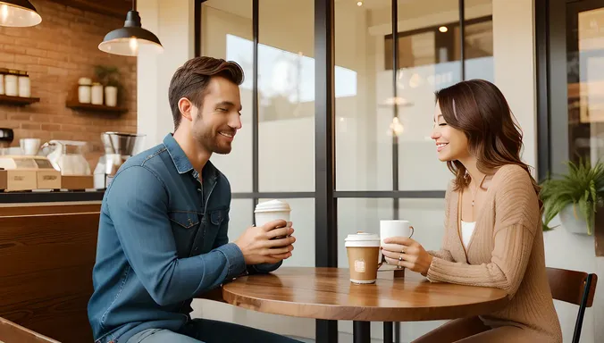 Quiet Morning Coffee for Husband and Wife
