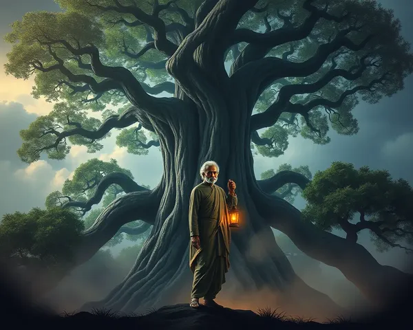 Rabindranath Tagore's Connection to Nature and Wisdom