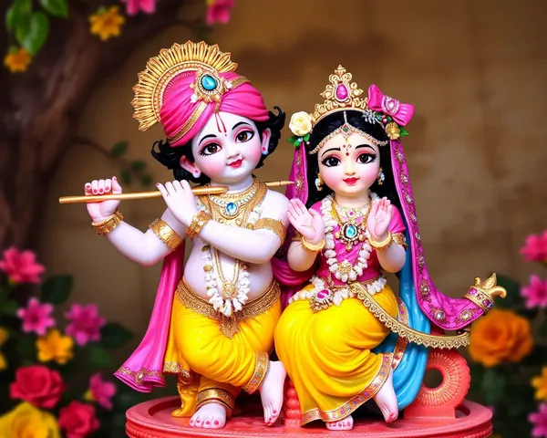 Radha Krishna Cute Images to Adore Their Love