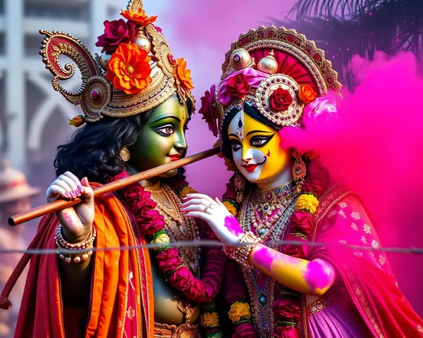 Radha Krishna Holi Images: Beautiful Artistic Depictions of Devotion