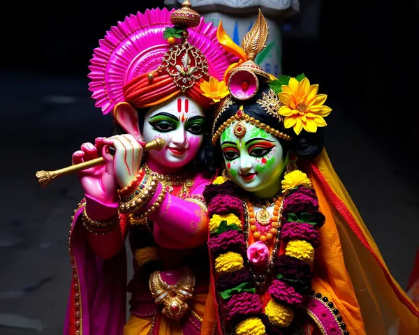 Radha Krishna Holi Images: Traditional Hindu Festival of Colors