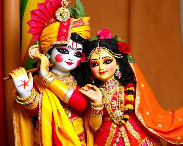 Radha Krishna Holi Images: Vibrant Celebrations of Love and Joy