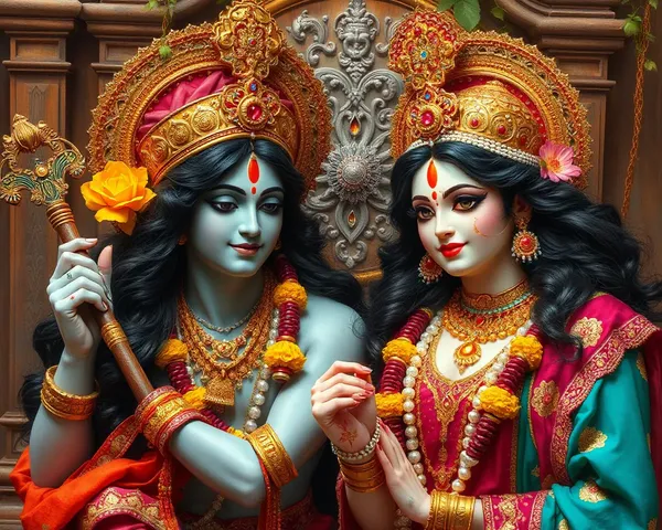 Radhe Radhe Image: Iconic Representation of Devotional Culture