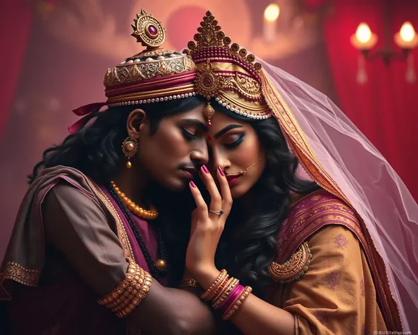 Radhe Radhe Image: Merging Faith and Spiritual Significance