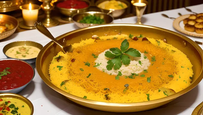 Raita Served at Indian Wedding Reception Images HD