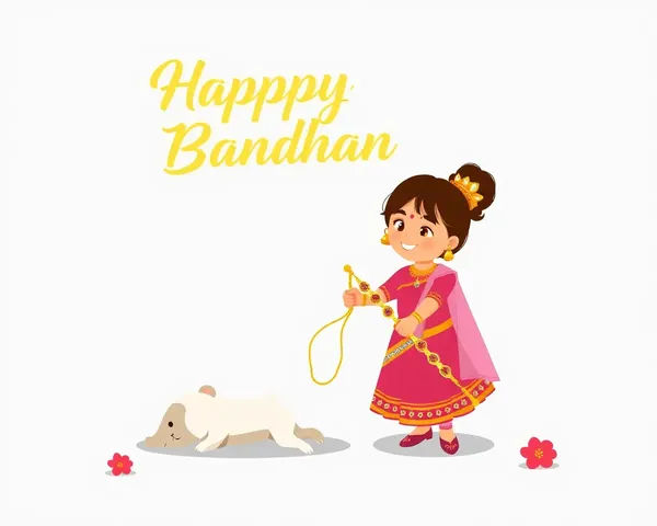 Raksha Bandhan Text PNG: Brother Sister Celebration Background