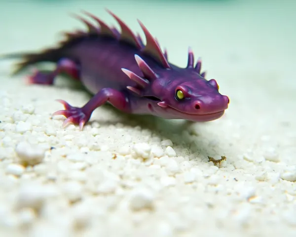 Rare axolotl images for conservation and educational purposes