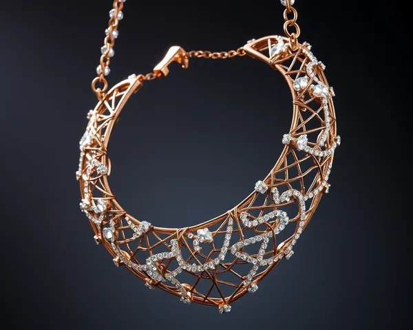 Rashi Mesh Jewelry Design with Intricate Details and Sparkles