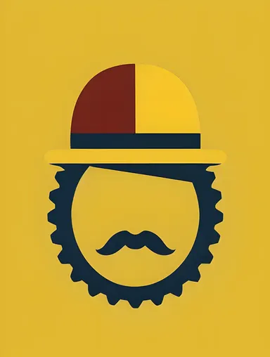 Rastapopoulos' Iconic Hat with Gears and Cogs