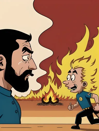 Rastapopoulos vs Captain Haddock in Dramatic Battle