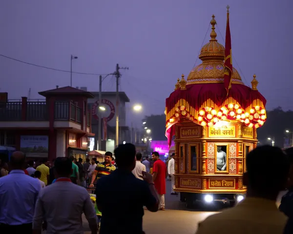 Rath Yatra Image: Iconic Carriage in Indian Festivity