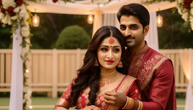 Real Bhabhi Celebrates Special Occasion with Husband