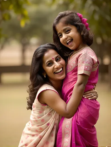 Real Indian Bhabhi Plays with Children in Fun-Filled Moment