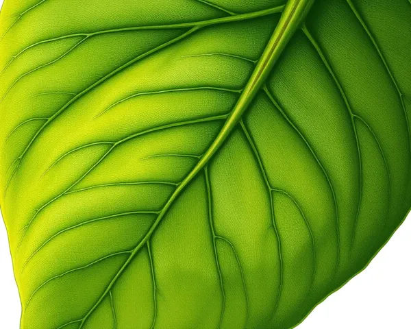 Realistic Shawaya Leaf with Depth Gradient
