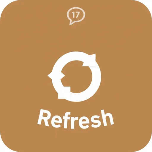 Refresh Icon Appears on the Screen