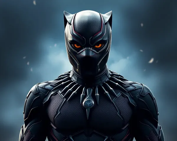 Regal Black Panther Suit in 4K Laptop Wallpaper