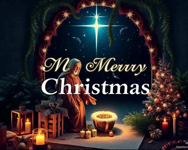 Religious Merry Christmas Images for Holiday Decorations