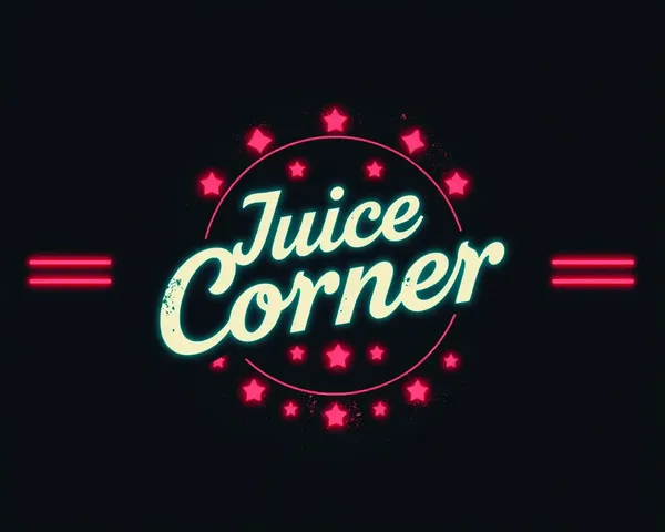 Retro Juice Corner Flex Design with Distressed Textures