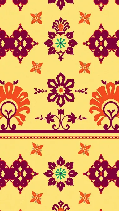 Retro-Style Wallpaper with Classic Design and Vintage Patterns