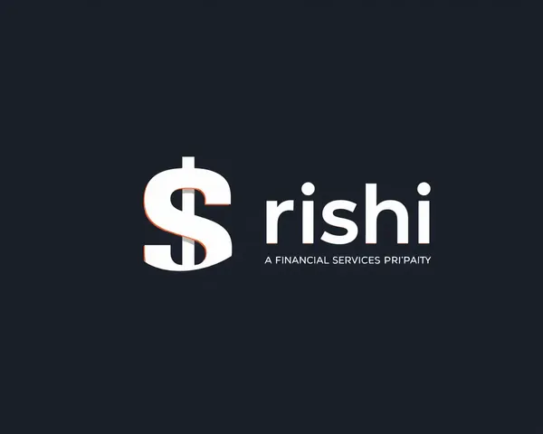 Rishi Logo 3D: Geometric Dollar Sign Design for Finance