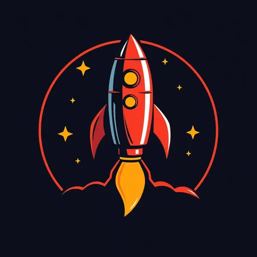 Rocket Icon: Representing Speed and Innovation in Technology