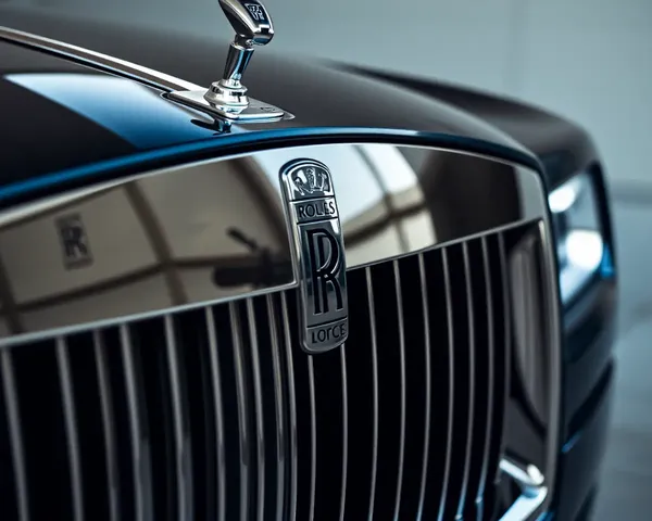 Rolls-Royce Car's Iconic Grille Showcases Craftsmanship Details