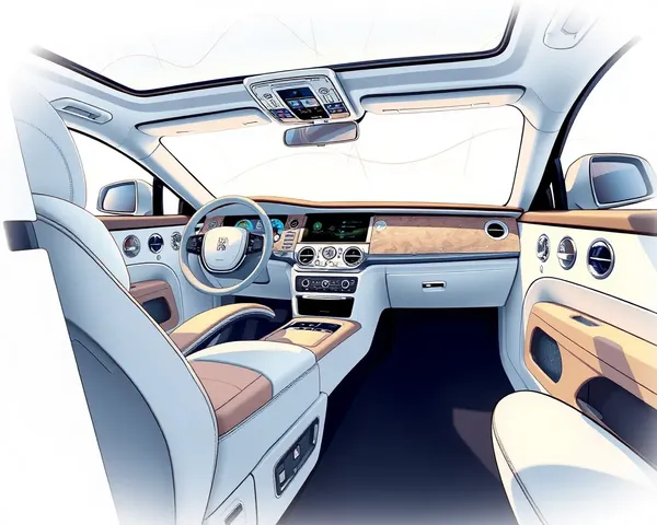 Rolls-Royce Car Interior Features Premium Materials Technology