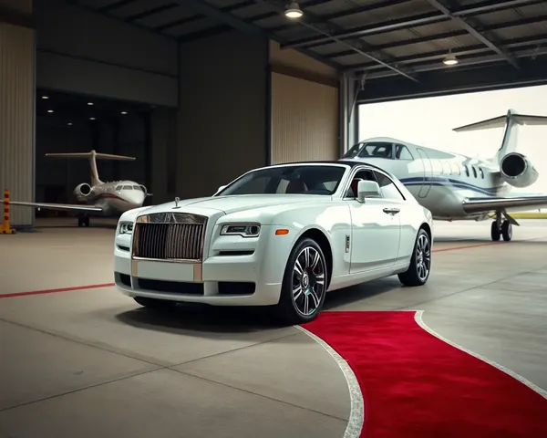 Rolls-Royce Ghost in Private Airport Hangar Luxury