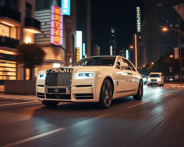 Rolls-Royce Phantom VIII at Night 4K iPhone Wallpaper