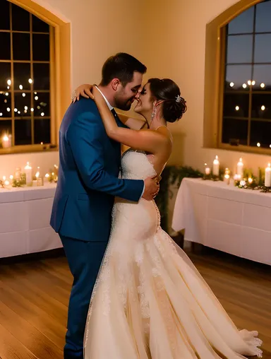 Romantic Dance at Wedding Reception