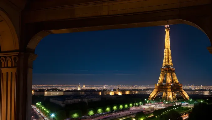 Romantic Paris Getaway Photo Features Eiffel Tower