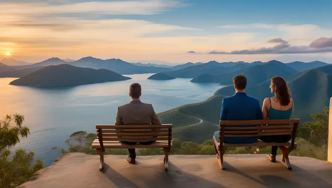 Romantic Sunset at Kambi Lookout Point