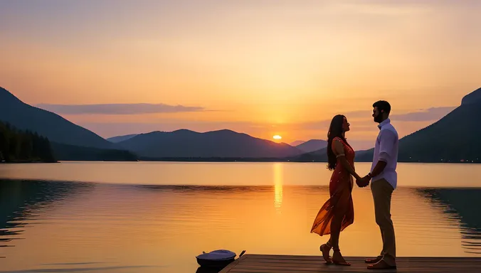 Romantic x Bhabhi Couple on Sunset Getaway