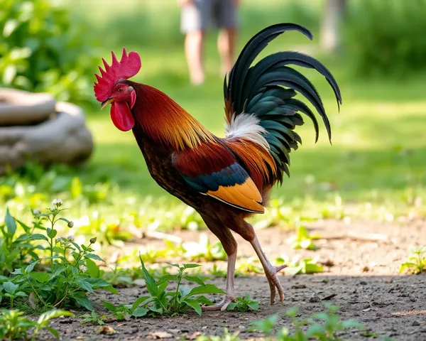 Rooster Images Captivate with Vibrant Colorful Feathered Beauty