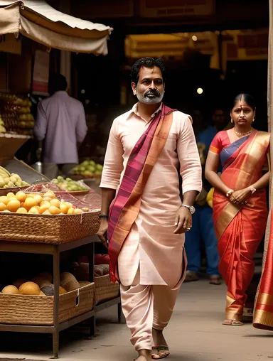 Sadashiva Amidst Unaware Crowded Marketplace