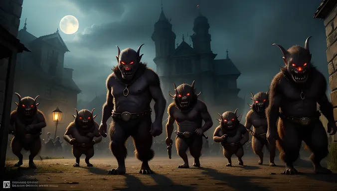 Saitan's Minions: Shadowy Demons and Goblins Watching Back