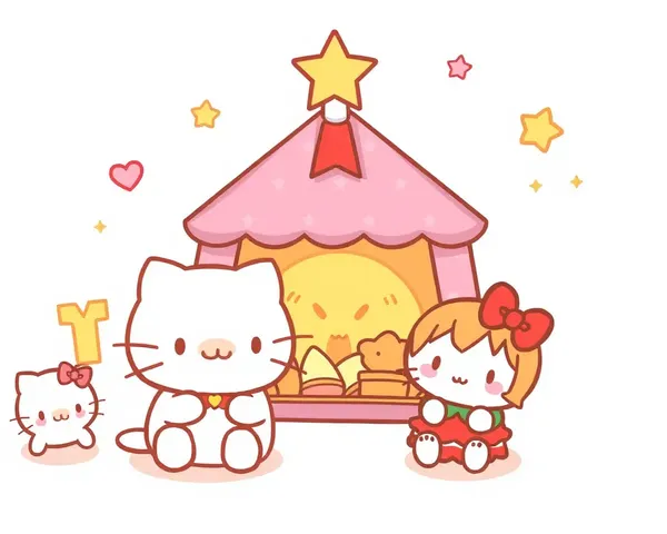 Sanrio Images Showcase Iconic Characters and Colors