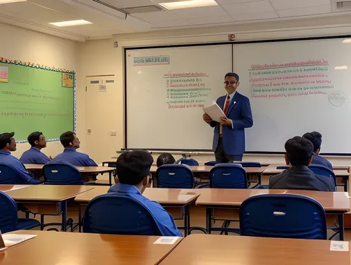 School Principal Announces CBSE Results 2025 to Students