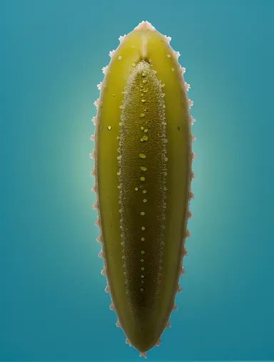 Sea Slug's Photosynthetic Algae Inside Body in Commensal Symbiotic Relationship Images