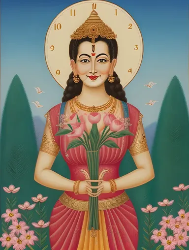 Serene Bhadrakali Goddess of Time and Destruction
