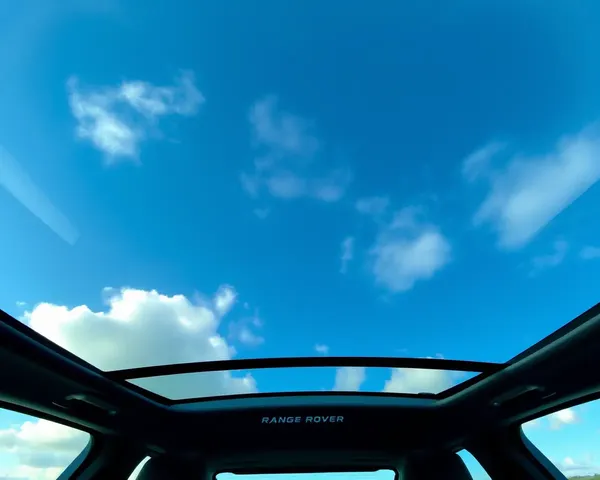 Serene Panoramic Sunroof View of Range Rover Velar 4K Wallpaper