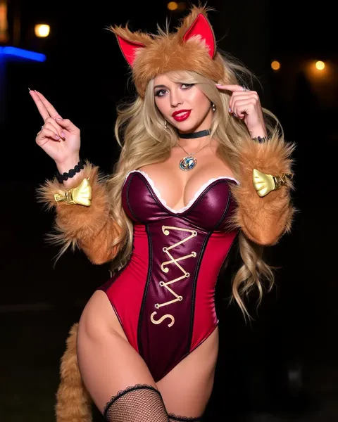 Sexy Cat Costume for Halloween Party