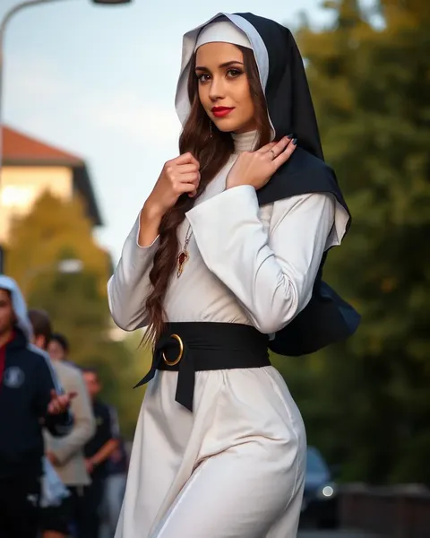 Sexy Nun Outfit: Sexy Nun's Attractive Outfit Revealed