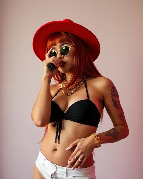 Sexy Red Rapper's Unique Style Stands Out