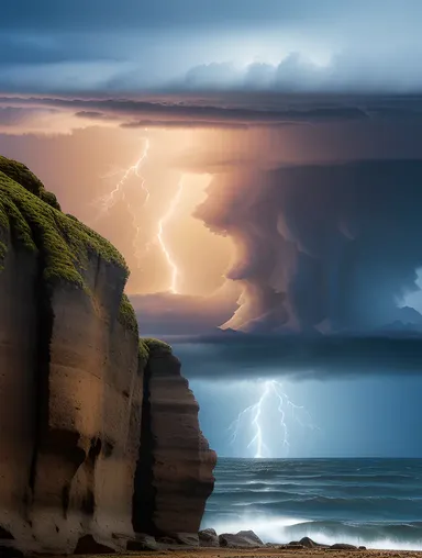 Shakuntala's Dramatic Stormy Sea Gaze Images