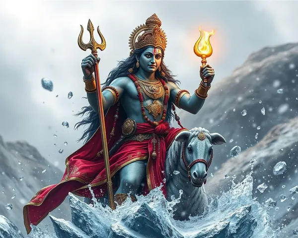Shani Dev Image Portrays Mysterious and Fearsome Deity