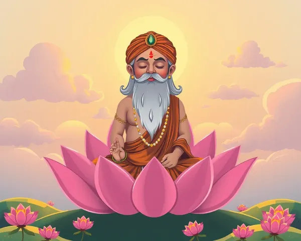 Shaniwar Wale Baba on Lotus Flower Peace