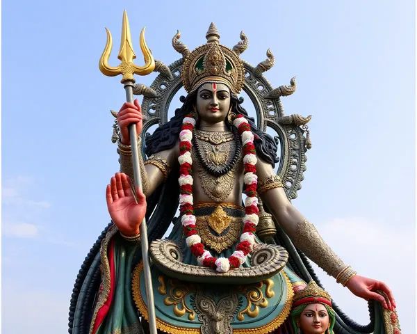 Shankar Parvati Image: Sacred Hindu Deity Illustration of Divine Love