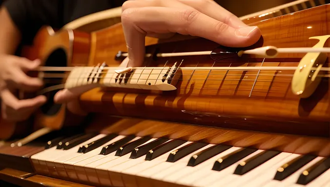 Shehnai Player's Skilled Hands Create Soulful Melody