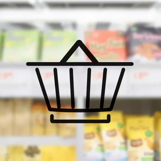 Shopping Basket Icon on Online Store Website